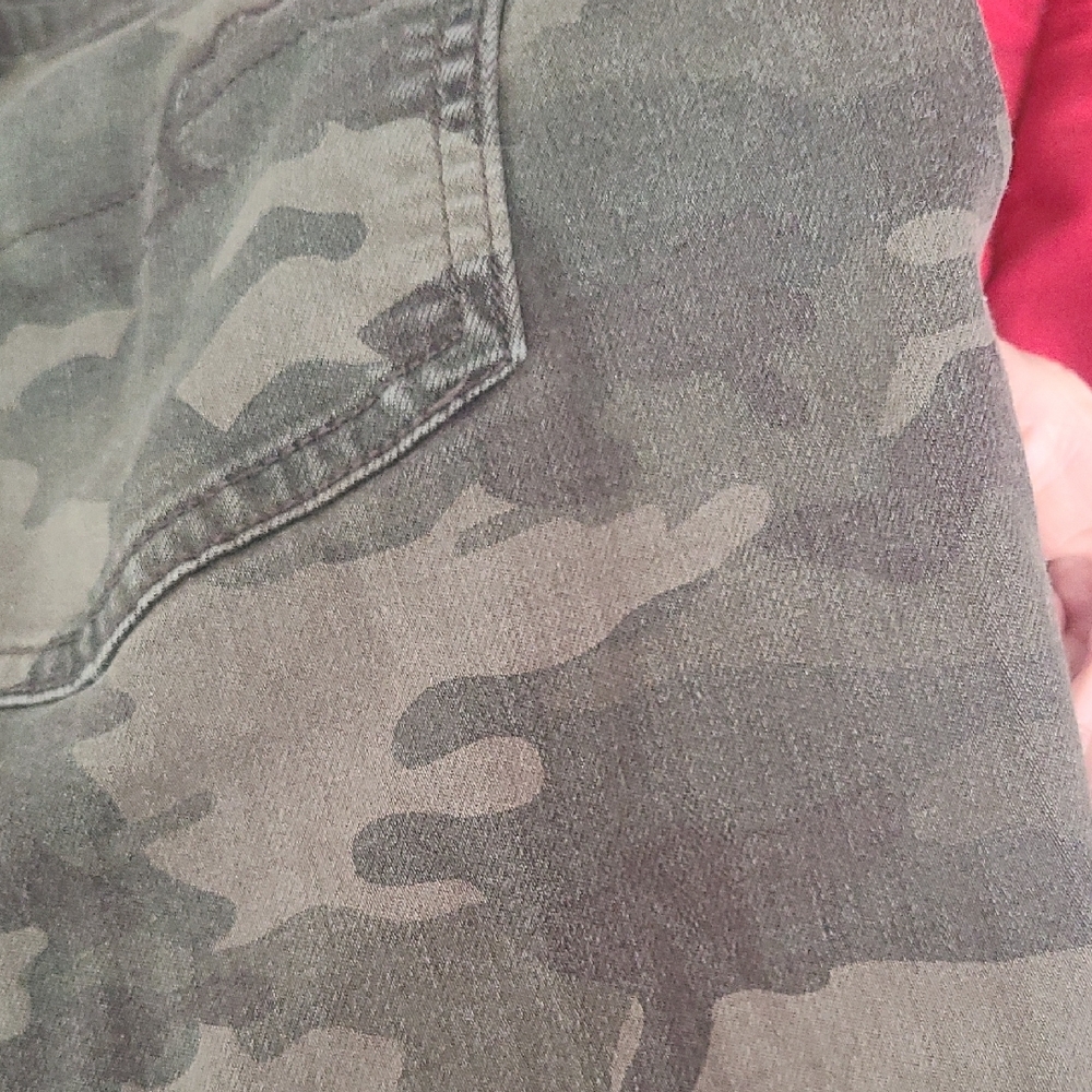 American Eagle Olive Stretch Pants - Picture 4 of 8